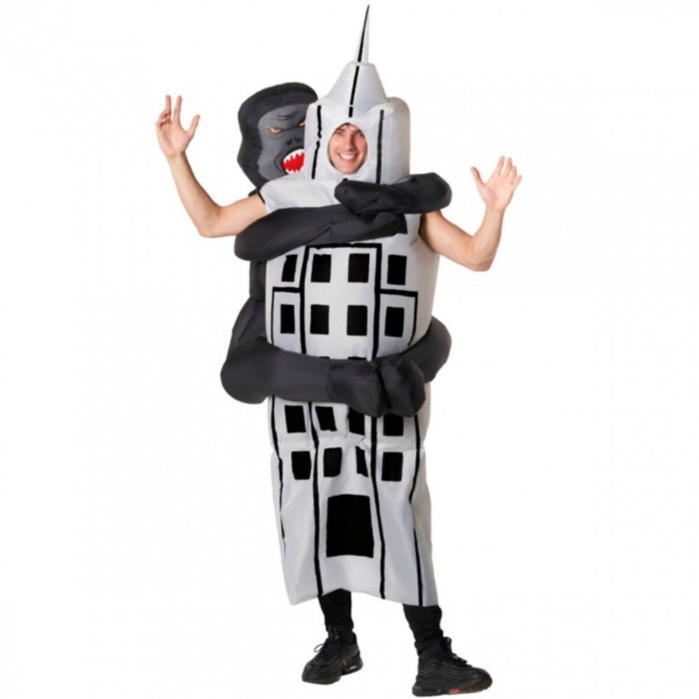 Morph Inflatable King Kong Empire Skyscraper Costume Adult SMALL / Big Kid Large
